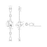 thumbnail of Serrure en applique pour porte d'entrée VERTI bronze CR 23 Transit 2 à tirage 75 x 130 gche 4 clés