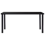 thumbnail of vidaXL 9-tlg. Essgruppe Kunstleder Schwarz