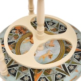 thumbnail of vidaXL Globus-Bar mit Flaschenregal Eukalyptusholz Blau