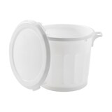 thumbnail of GILAC Couvercle plat pour conteneur rond HACCP 75 L et baquet 50 L - 75 L - Blanc G616421