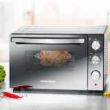 thumbnail of ROMMELSBACHER Back & Grill Ofen BGS 1500, Backraum antihaftbeschichtet, 6 Heizarten, Drehspieß, Zeitschaltuhr, Doppelverglasung