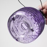 thumbnail of Wespenfänger HONIGTOPF Wespenfalle geriffeltes Glas D: 13cm lila