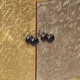 thumbnail of Helloshop26 - Aparador buffet mueble consola mueble de almacenamiento 80 cm madera maciza de acacia 4402249