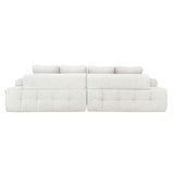 thumbnail of Oviala 4-Sitzer-Sofa aus Stoff mit ecrufarbenen Kissen