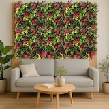 thumbnail of WellHome - Giardino verticale artificiale - Pannello di siepe 100x100 cm per uso interno ed esterno - nei colori rosso e verde