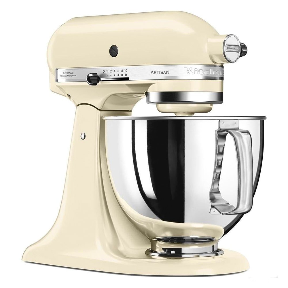 Robot pâtissier multifonction à tête Inclinable 4,8l 300w crème -  480 cl Beige Autre Métal Kitchenaid 36x24 cm