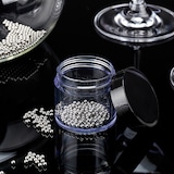 thumbnail of Relaxdays Reinigungsperlen, 1000 Stück, Edelstahl, Reinigung von Flaschen, Karaffen, Dekanter & Vasen, Putzperlen silber