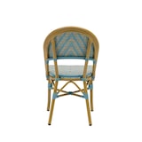 thumbnail of Chaise de terrasse TURGOT - Chevrons bleus