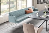 thumbnail of KAWOLA Esszimmerbank CHARME Cord hellblau 246cm