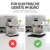 thumbnail of EVOCAMP Brandschutzmatte, 100x100 cm, bis 1000°C, 3-lagige Struktur mit Silikonbeschichtung, pflegeleicht, feuerfeste Unterlage für Grill & Küche