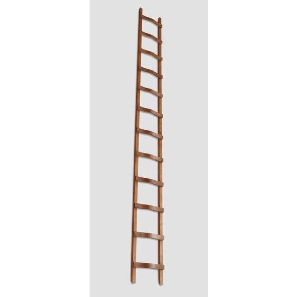 Dachdeckerleiter aus Holz 12 Sprossen