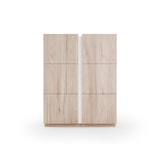 thumbnail of Zapatero HERDASA modelo 517 de la colección NEW YORK, en color roble y blanco, con dos puertas.