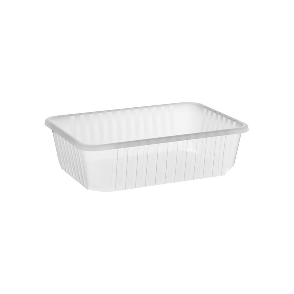 50x Rechteckschalen klar 750 ml (PP)