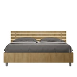 thumbnail of Letto matrimoniale con rete 160x200 testata inclinata con doghe quercia Ankel