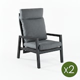 thumbnail of Sofá exterior, reforçado, Alumínio, Cor Branco, Poltrona: 59x72x112