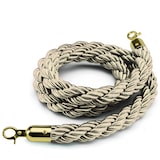 thumbnail of Stark cordon de soga trenzada CORDAG-C de diam 32 mm y anchura 1,5 mt de color beige  con gancho color oro