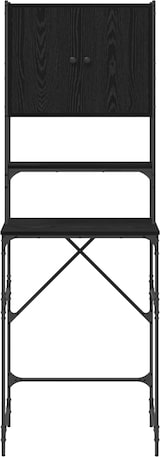 thumbnail of vidaXL Waschmaschinen-Schrank Schwarz 0ak 68 x 48,5 x 194 cm