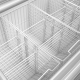 thumbnail of TEFCOLD Zweietagige Gefriervitrine TD500 450l Weiß