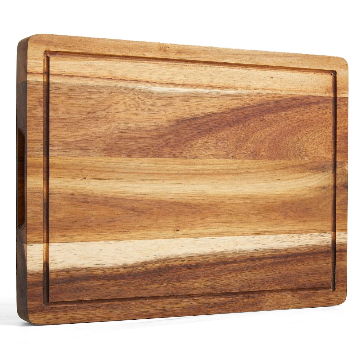 Bikolo® Snijplank - Serveerplank - Borrelplank - Serveerkanaal - Acaciahout