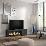 thumbnail of TV-Meubel, Lowboard, Woonkamer, Eetkamer, 160, Voor tv's tot 65", Elektrische haard XXL, Moderne stijl, Zwart _ 421_5