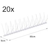 thumbnail of Pack de 10 Metros de Pinchos Antipalomas Púas de Acero Inoxidable, 20 Tiras de 50cm