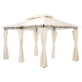 thumbnail of tectake Pabellón de lujo para el jardín Emine con 6 paneles laterales - Crema