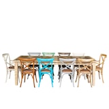 thumbnail of Biscottini Silla de madera 88x52x48 cm | Silla de cocina| Silla de comedor y jardín | Estilo Thonet vintage