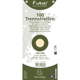 thumbnail of Exacompta - Réf. 13475B - Carton de 12 Paquets de 100 fiches intercalaires horizontales unies perforées Forever sous film 105 x 240 mm bulle