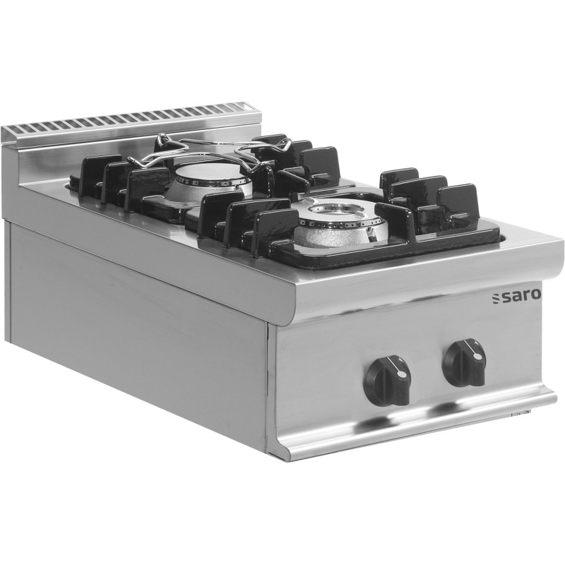 Gasfornuis tafelmodel E7/Kupg2Bb, afmetingen: B 400 x D 700 x H 270