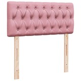 thumbnail of vidaXL Boxspringbett mit Matratze Rosa 90x190 cm Samt