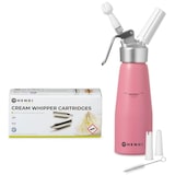 thumbnail of Sahnespender, HENDI, 0,5L, Pastellrosa pink + 24 Sahnekapseln (N2O)