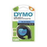 thumbnail of DYMO Ruban LETRATAG Noir/plastique Bleu 12mmx4m