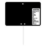 thumbnail of BEQUET Etiquette ardoisée sans roulette sans attachement sans roulettes 'TOUT COMPRIX' boulangerie noir 10,5x7cm x10