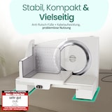 thumbnail of Emerio Multifunktionale Schneidemaschine MS-125001 – 110W – Schnittstärke einstellbar 0–15 mm – Solinger Edelstahlmesser - Allesschneider - Weiß