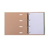 thumbnail of Carpeta de anillas CarpeBook 4O25 A5 forrado UniNature Azul