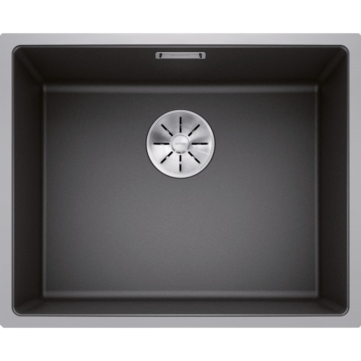 Blanco Silgranit Rechteckiges Spülbecken Subline 500-IF SteelFrame Anthrazit 50 x 40 cm