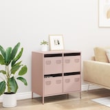 thumbnail of vidaXL Sideboard Rosa 68x39x73,5 cm Kaltgewalzter Stahl