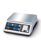 thumbnail of CAS Waage ERJ,  preisrechnend, Ladenwaage, GEEICHT, Wägebereich max 15 kg,  Ablesbarkeit 2g