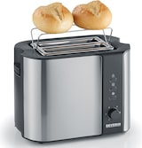 thumbnail of Tostador Automático de 2 ranuras Severin AT 2589 Acero inoxidable mate-negro 800 W