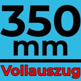 thumbnail of Schubladenschienen 10 STÜCK VOLLAUSZUG Rollenauszug Teleskopschiene Schubladenauszug H 45 L 350 mm