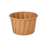 thumbnail of 100 Dressingbecher, Papier `pure` 90 ml Ø 6,6 cm · 4,2 cm braun