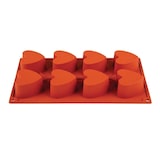 thumbnail of Pavoni Silikonbackform 8 Herzen Antihaft