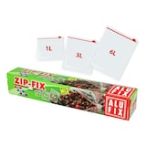 thumbnail of 30x ALUFIX Tiefkühlsäcke Haushaltsäcke mit Zipp 1liter 3liter und 6liter
