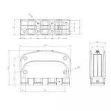 thumbnail of Bisagras de vaiven industriales para puertas de batientes sin parada - PL-4651N