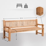 thumbnail of Panchina in teak Jackson V2 tek/220 cm