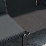thumbnail of vidaXL Gartensofa-set mit Kissen 10 pcs Schwarz Stahl