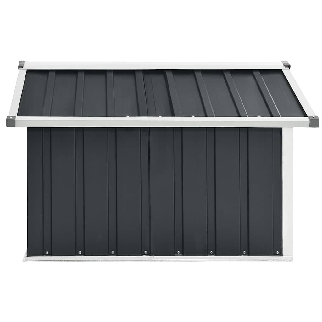 vidaXL Grasmaaier garage 92x97x63 cm Verzinkt staal antraciet