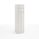 thumbnail of Bisley Primary Lockers, Garderobenkombination, 2 Abteile, 2 zusätzliche Einzelfächer
