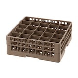 thumbnail of Glazenkorf kunststof bruin | 25 vakken | 500x500x142(h)mm
