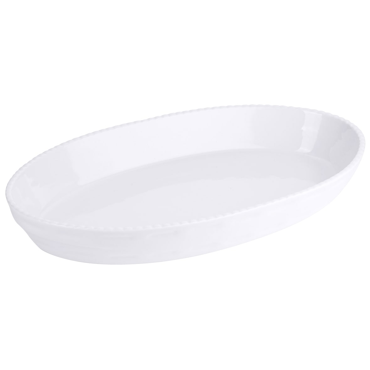 Contacto Backform Porzellan 36 x 22 cm, weiß